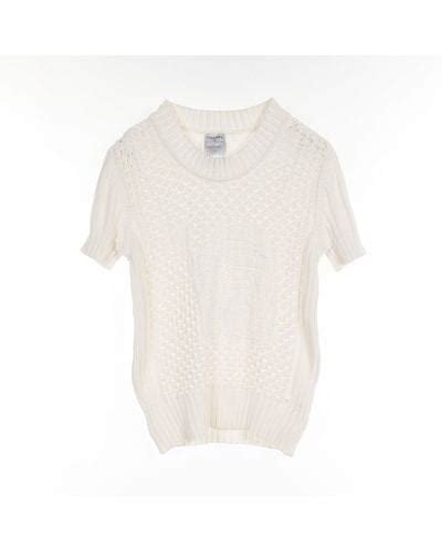 chanel white knit dress|chanel outlet dresses.